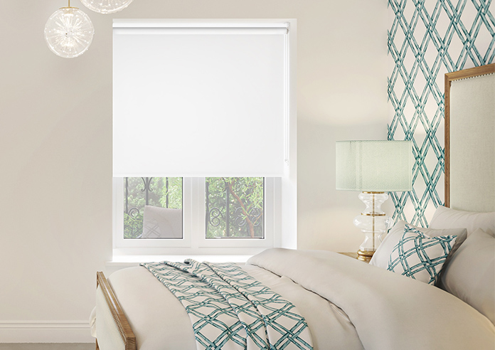 Verona (Blackout), Pure White - Roller Blind - Image 3